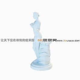 3D雕塑人模型