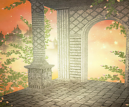 宮殿內(nèi)部背景