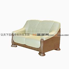 3D雙人沙發(fā)模型