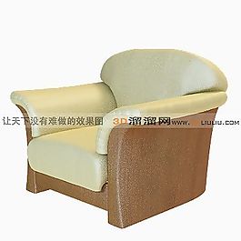 3D單人沙發(fā)模型