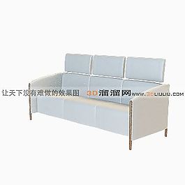 3D三人沙發(fā)模型