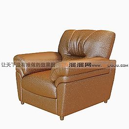 3D單人沙發(fā)模型