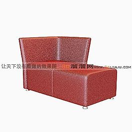 3D沙發(fā)床模型