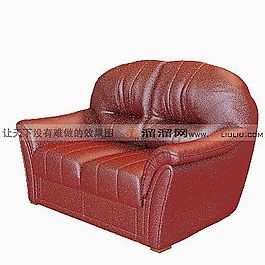 3D雙人沙發(fā)模型