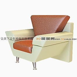 3D單人沙發(fā)模型
