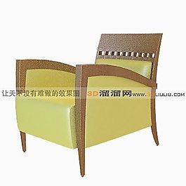 3D單人沙發(fā)模型