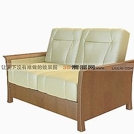 3D雙人沙發(fā)模型