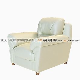 3D單人沙發(fā)模型