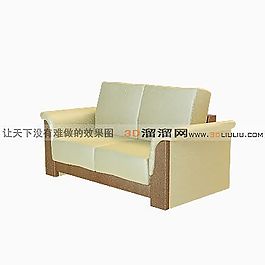 3D雙人沙發(fā)模型