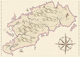 老式地圖矢量