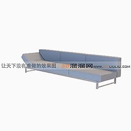 3D多人沙發(fā)模型