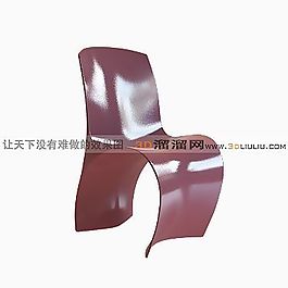 3D休閑椅模型