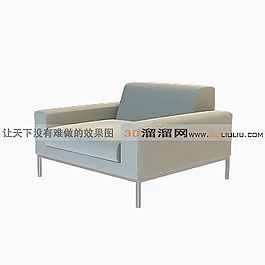3D單人沙發(fā)模型