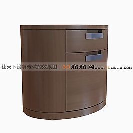 3D床頭柜模型