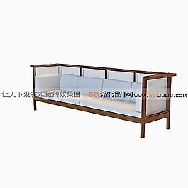 3D多人沙發(fā)模型