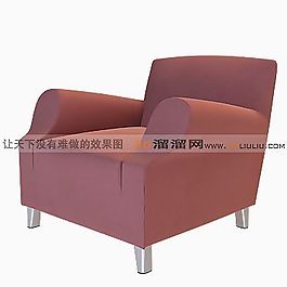 3D單人沙發(fā)模型