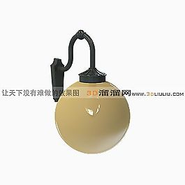 3D壁燈模型