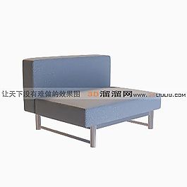 3D單人沙發(fā)模型