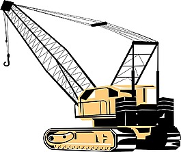 建筑起重機復古