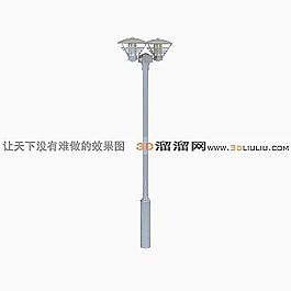 3D庭院燈模型