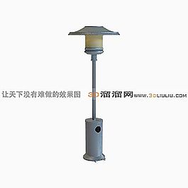 3D庭院燈模型