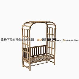 3D園林長(zhǎng)椅模型