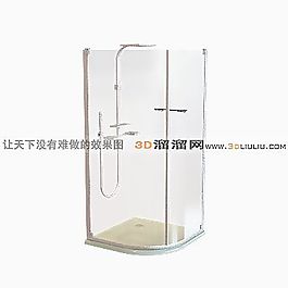 3D淋浴房模型