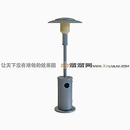 3D庭院燈模型