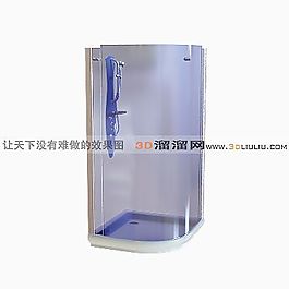 3D淋浴房模型