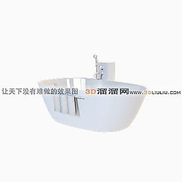 3D浴缸模型