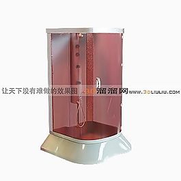 3D淋浴房模型