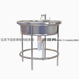 3D洗手盆模型