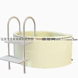 3D浴缸模型