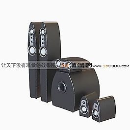 3D音箱模型