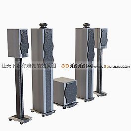 3D音箱模型