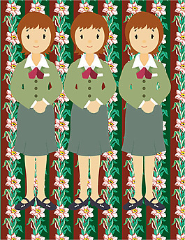 服務行業的姑娘