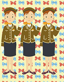 西餐廳的服務(wù)員
