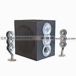 3D音箱模型