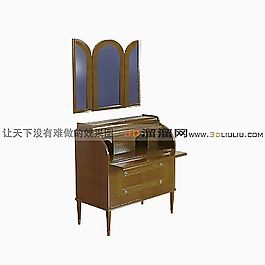 3D梳妝臺模型