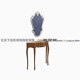 3D梳妝臺模型
