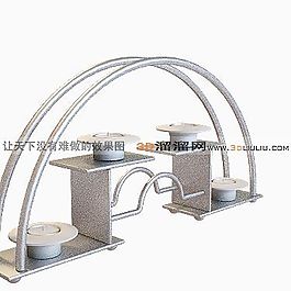 3D燭臺模型