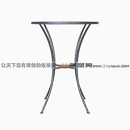 3D圓桌模型