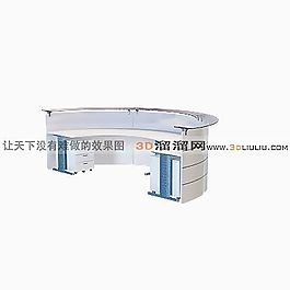 3D辦公桌模型