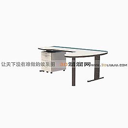 3D辦公桌模型
