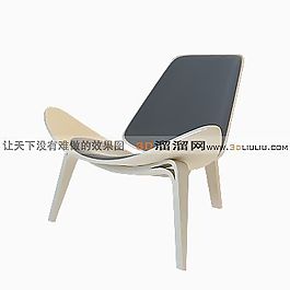 3D休閑椅模型