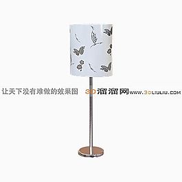 3D鐵藝落地燈模型
