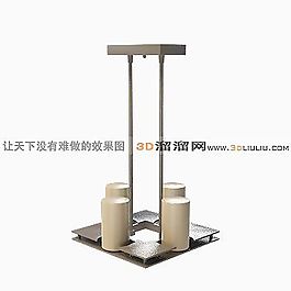 3D餐廳吊燈模型