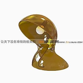 3D臺燈模型