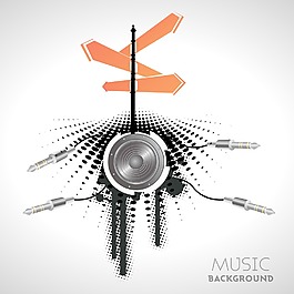 摘要背景音乐扬声器