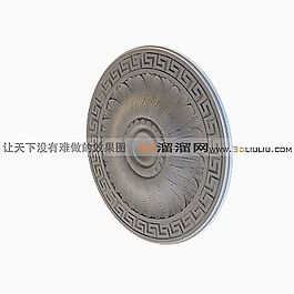 3D歐式構(gòu)件模型